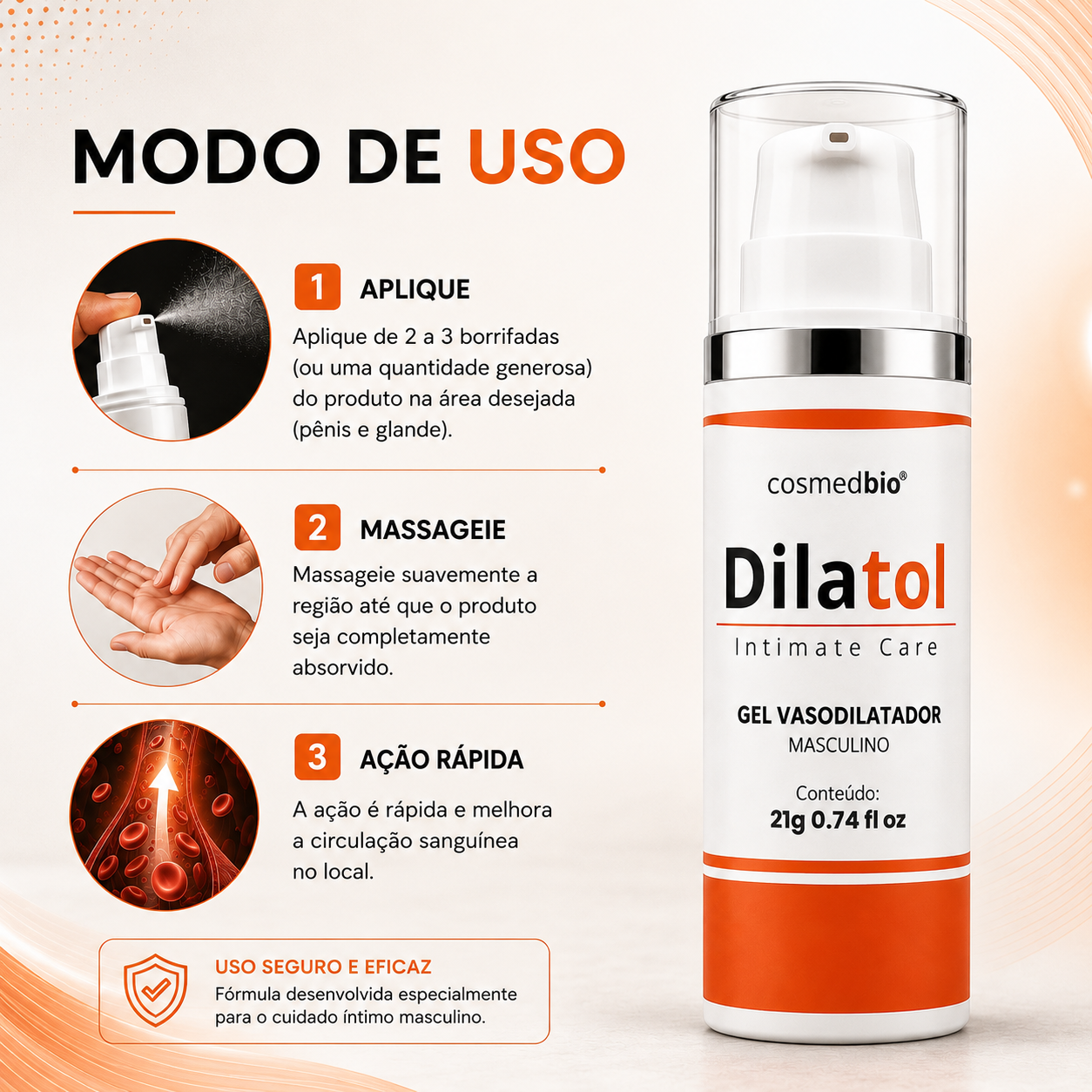 Gel Dilatol Cosmedbio 21g