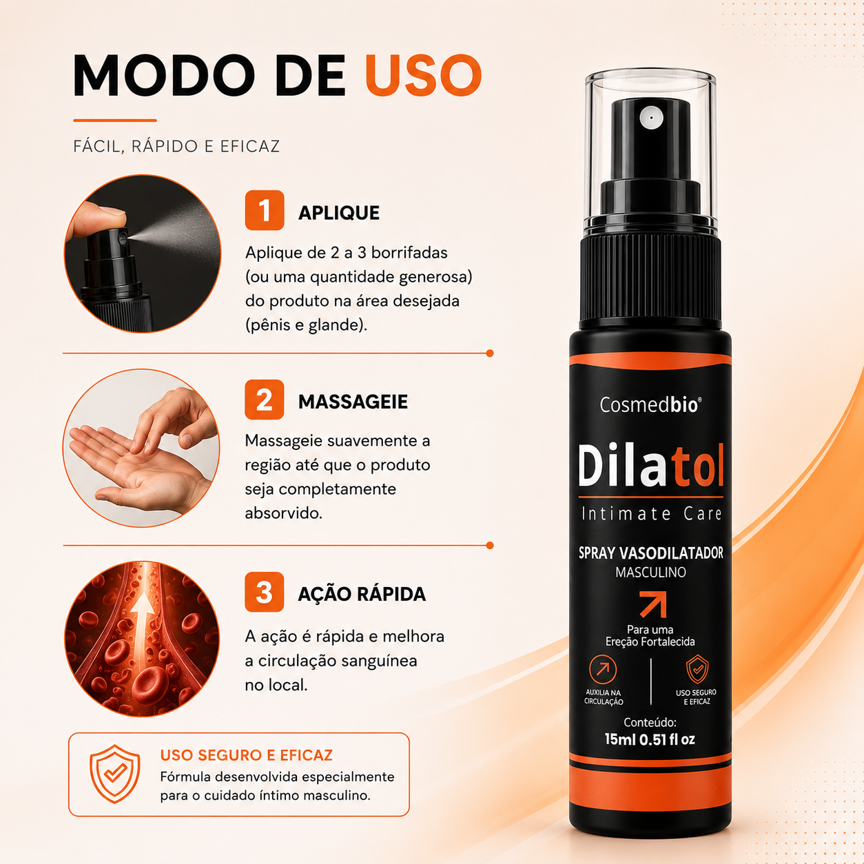 Spray Dilatol Cosmedbio 15ml